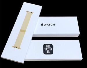 θ【新品未使用品】Apple Watch SE 44mm GPS スターライトアルミニウムケース/ゴールドミラネーゼループ MRTW3J/A 完品 S92716840434