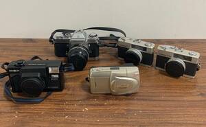 【美品】フィルムカメラ デジタルカメラ まとめ売り 5点セット OLYMPUS MINOLTA Konica NIKON