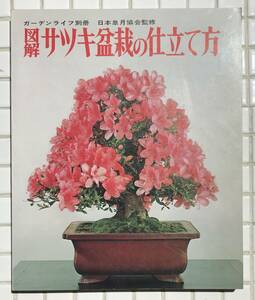 図解サツキ盆栽の仕立て方 ガーデンライフ別冊 誠文堂新光社 昭和51年 1976年 盆栽 サツキ サツキ盆栽 園芸 解説書