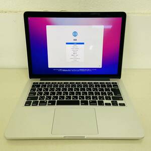 MacBook Pro　 (Retina 13-inch、Early 2015) 　i5 　8GB 128GB　　i17806　 80サイズ発送 　