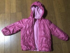 ユニクロ UNIQLO ジャケット　100㎝　ピンク 女の子 フード