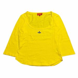 Vivienne Westwood orb yellow tee ヴィヴィアン ウエストウッド オーブ Tシャツ y2k SEDITIONARIES worlds end lgb share spirit