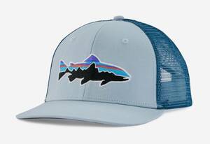 パタゴニア　Patagonia Fitz Roy Trout Trucker Hat 38288 STEAM BLUE OS フィッツ　ロイ　トラウト　トラッカー　ハット