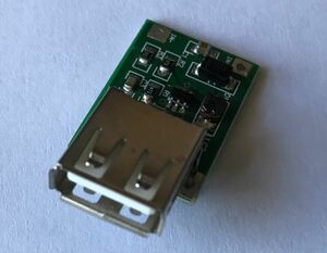 USB出力５V ブーストコンバータ レギュレーター 入力1-5V DC-DCステップアップ電源モジュール