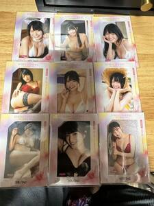 桜井木穂　トレカ　生写真カード　PHOTOCARD コンプ　９枚　プレミアムカード　シリアル入り