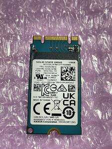 KIOXIA KBG40ZMT128G 128GB NVMe M.2 2242 使用時間35時間