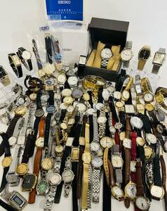 100点以上　SEIKO のみ　セイコー　セイコー製品　 腕時計　まとめ　セット　大量　クォーツ　時計　手巻　ブランド　ジャンク