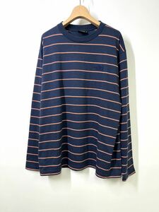 THE NORTH FACE ノースフェイス LS BORDER TEE 長袖シャツ ボーダー Tシャツ XL ネイビー NVY NT30511 TNF