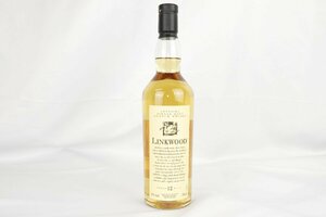 ☆1円【未開栓 古酒 】LINKWOOD 12YR UD リンクウッド 12年 花と動物 ウイスキー (43％ 700ml) 本体 未開封 良品☆タ