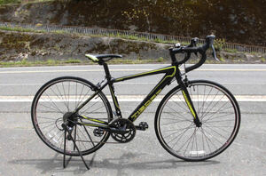 1円～TIGORA ロードバイク BICYCLE SHIMANO 16速 黒色 5401