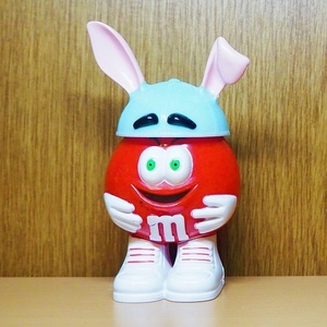 エムアンドエムズ　 フィギュア　レッド　イースター　うさぎ　ブルー　m&m　m&m’ｓ　アドバタイジング　チョコ　アメトイ　ミールトイ