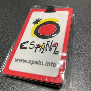 【非売品】スペイン 政府観光局 ラゲージ バゲージ ネーム タグ タッグ バッグ バック 名札 スーツケース 海外 旅行 用品 小物 ラバー 素材