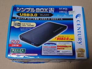 センチュリー 2.5インチ SATA専用 USB3.0 HDDケース シンプルBOX