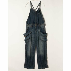 WESTWOOD OUTFITTERS ウエストウッドアウトフィッターズ 2WAY デニムサロペット オールインワン L レディース 綿 カジュアル インディゴ