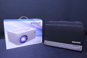 BIGASUO/PRO302モデル/プロジェクター/DVDプレーヤー/地上デジタル/TV/ Bluetooth/ホームシアター/家庭内用/コンパクト/RPY802