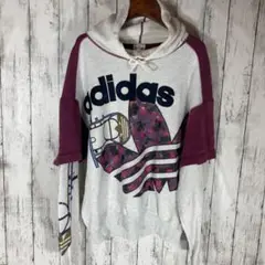 80s 90s adidas デサント プルオーバーパーカー