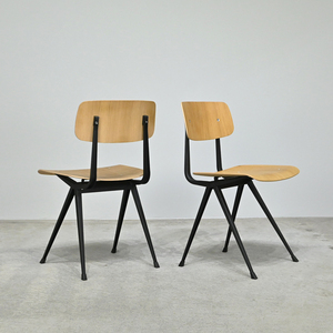 デンマーク HAY “Result Chair” オーク材 サイドチェア 2脚セット a 12.9万/リザルト フリソクラマー Ahrend コンパス インダストリアル