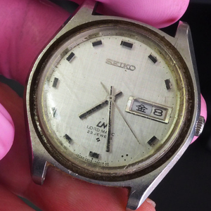 For Parts パーツ取 部品取 【SEIKO】 セイコー ロードマチックLORDMATIC 23石 Day/Date Ref.5606-7070 動作品 変わり文字盤