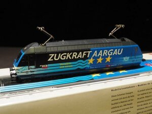 L124 HAG HOゲージ RE 460 Aargau =DC Nr.077 ZUGKRAFT スイス製 ハグ モーター車 動力車