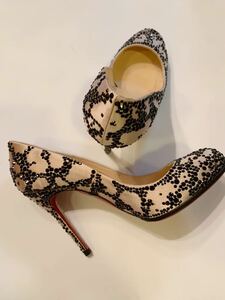 【WILD CHAMOMILES】Christian Louboutin スペシャルオーダー品　ピンヒール　#35.5 お値引きして発売中！半額です。