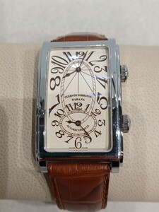 y041005f クエルボイソブリノス 腕時計 プロミネンテ ダブルテンポ デュアルタイム 正規商品 Ref.1112-1C