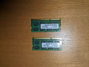 KINGSTON 2GB-2RX8 PC3-10600S-9-10-F0 2GBx2枚（合計4GB）