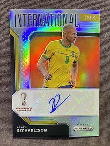 ★25枚限定 リシャルリソン/Richarlison PANINI PRIZM FIFA WORLD CUP QATAR 2022 INTERNATONAL INK直筆サインカード ブラジル代表