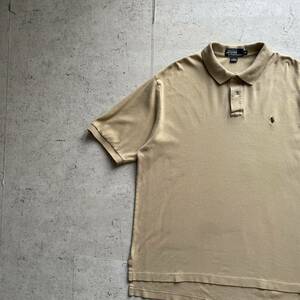 ポロラルフローレン スモールポニー ポロシャツ キャメル XL rrl ラルフローレン