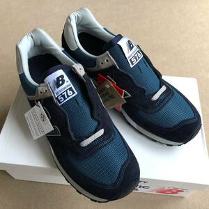 576足限定 オリジナル復刻 NEW BALANCE OM576OGN UK製 US9.5 27.5cm スエード 新品 イギリス英国製 ネイビー×グレー M576OG NB スニーカー