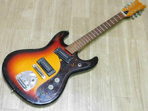 【ジャンク現状】希少60年代ビザールギター Guyatone グヤトーン LG-127T モズライトタイプ ジャパンヴィンテージ/F605