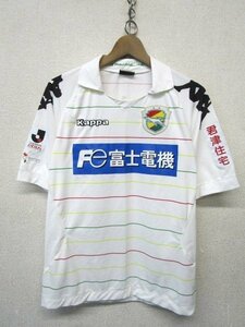 V1905：KAPPA Jリーグ ジェフ千葉 #10 長澤和輝 サイン入り ユニフォーム サッカーシャツ ゲームシャツ 白 S ジェフユナイテッド市原 :35