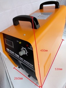 プラズマ切断機　プラズマカッター　CUT-100　三相200V　最大30㎜　トーチ長い　7.5m　 溶接遮光面　溶接面シールド★