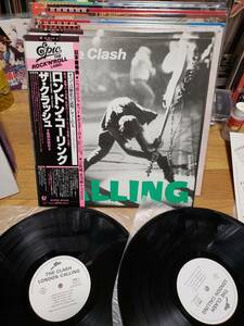 the CLASH ザ　クラッシュ　LP ポスター付き　LONDON CALLING/ロンドン　コーリング