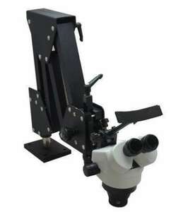 ジュエリーツール 7x-45倍 ズーム式実体顕微鏡 アーム付実体顕微鏡