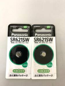 パナソニック Panasonic SR621SW 酸化銀電池 1.55V 2個セット ジャンク品 