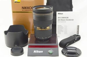 ☆極上美品☆ Nikon ニコン AF-S NIKKOR 24-70mm F2.8 G ED 元箱 付属品 ♯24031005