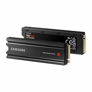 Samsung 980 PRO ヒートシンクモデル 1TB ソリッドステートドライブ PS5動作確認済み PCIe 4.0(最大転送速度 7,000MB/秒) NVMe M.2