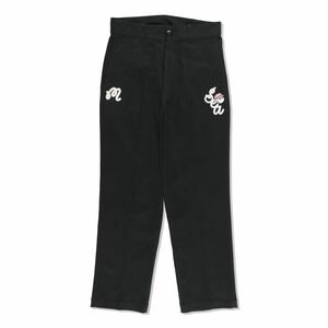 【新品未使用】 22AW 23 新品 WIND AND SEA ウィンダンシー マルボンゴルフ MALBON GOLF WDS CHINO PANTS チノパンツ BLACK ブラック 黒色