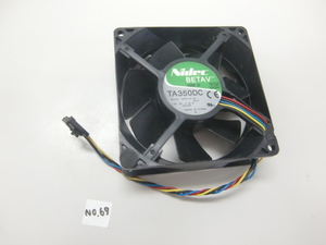 デスクトップ用 CPUクラー ケースファン 冷却装置 Nidec　BETAV　TA350DC　DC12V　0.55A　縦横9cm 高さ3.5cm　　NO.69