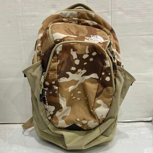 【THENORTHFACE ノースフェイス】NF0A3KV5 リュックバックパック デイパック PIVOTER ベージュ ポリエステル カモフラ 2403oki