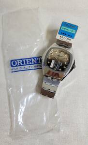 デッドストック品　オリエント　万年カレンダー　ブレス・タグ付き　ORIENT