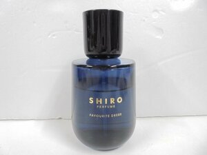 【41】1円～香水 SHIRO PERFUM FAVOURITE DRESS フェイヴァリット ドレス 50ml 残量7割程度