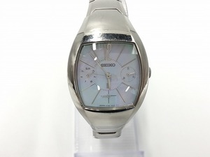 セイコー SEIKO 腕時計 クォーツ式 シルバー・文字盤/ブルーパール系 5Y89-5A20