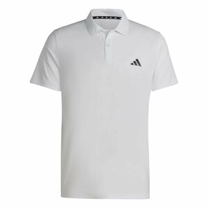 adidas アディダス IB8105 BXH40 吸湿性 AEROREADY ポロシャツ 半袖 メンズシャツ ホワイト M
