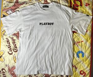 未使用　プレイボーイ　playboy 半袖Tシャツ バックプリント　サイズL