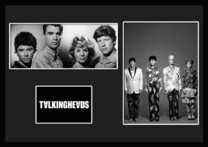 7種類!Talking Heads/トーキング・ヘッズ/ROCK/ロックバンドグループ/証明書付きフレーム/BW/モノクロ/ディスプレイ (1-3W)
