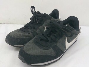 ◇ NIKE ナイキ 644451-012 GENICCO ジニコ スニーカー シューズ サイズ23.5ｃｍ ブラック ホワイト レディース