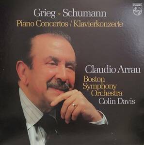 LP盤 クラウディオ・アラウ/コリン・デイヴィス/London Sym　 Grieg & Schumann Piano協奏曲