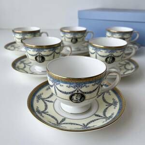 WEDGWOOD MADELEINE ウェッジウッド マデリン カップ＆ソーサー 6客セット まとめ売り 未使用に近い