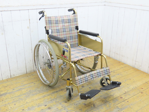 SHINWA・シンワ・車椅子・折り畳み式・重さ14Kg・中古品・150050